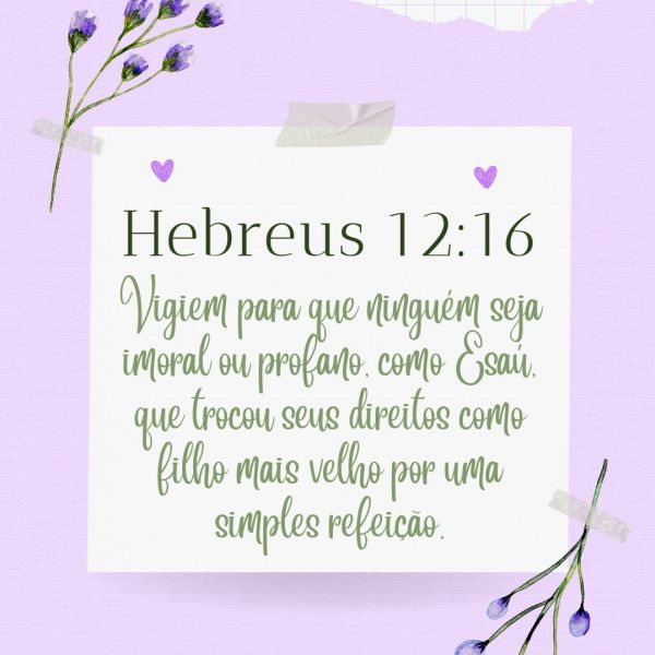 Hebreus 12:16